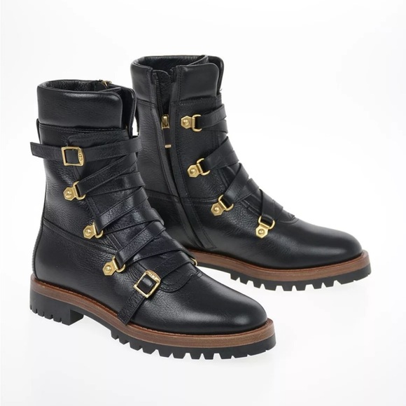 Dior Shoes - Black Leather Ankle Boots